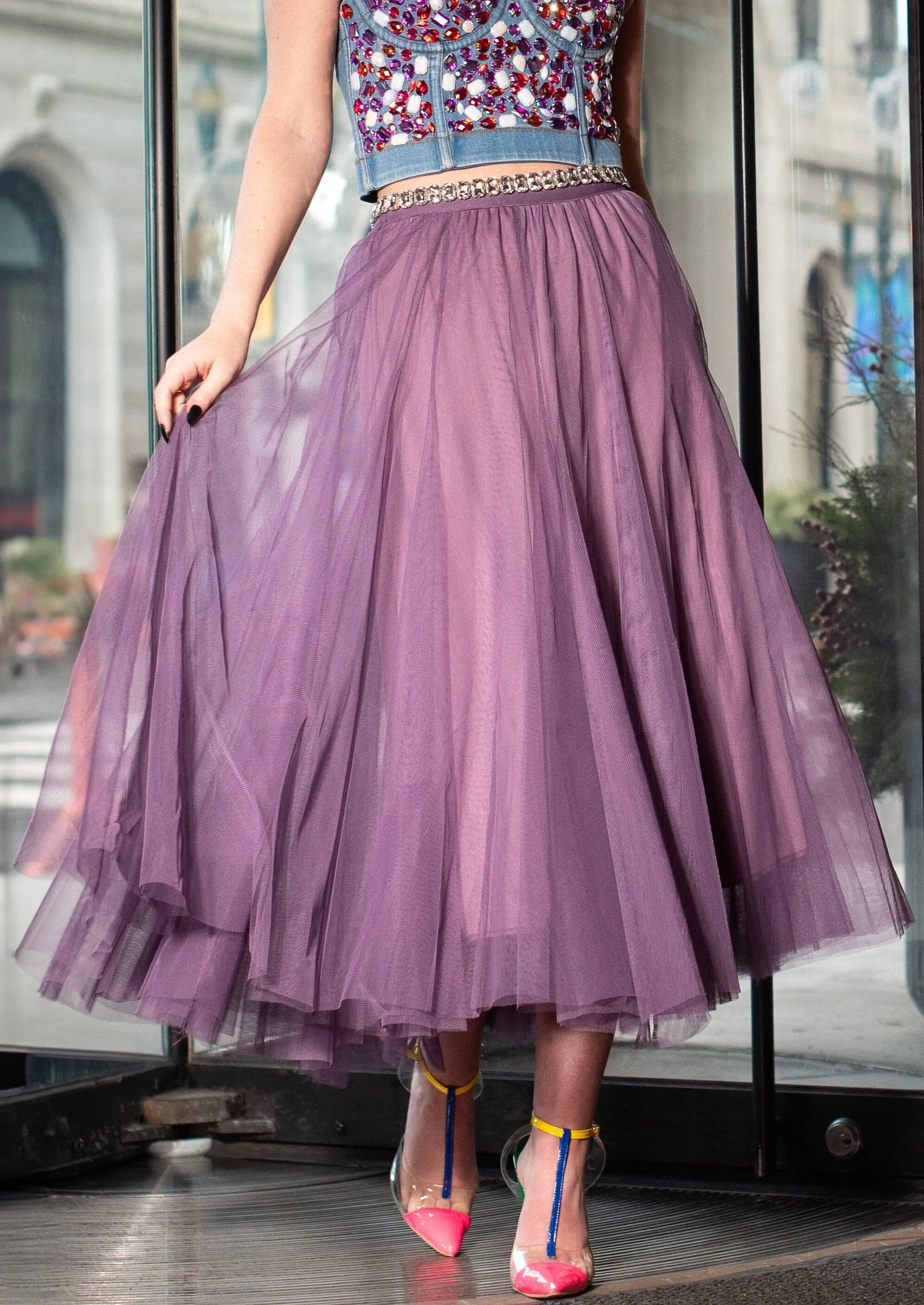 A-Line Tulle Skirt