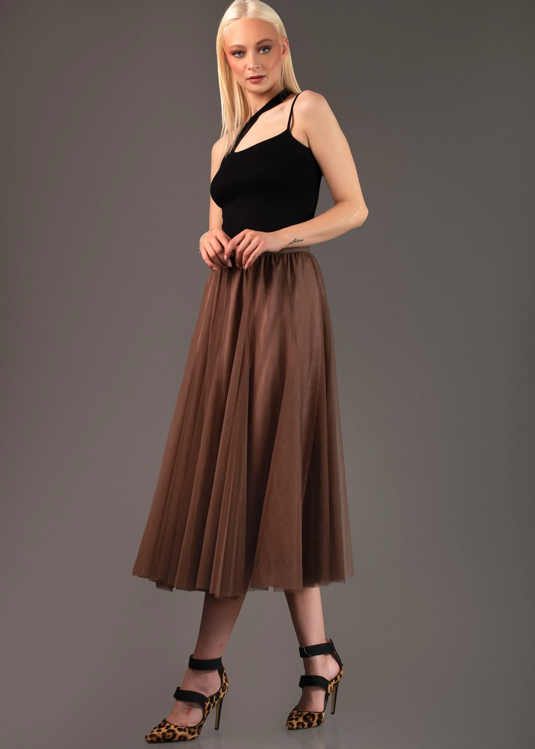 A-Line Tulle Skirt