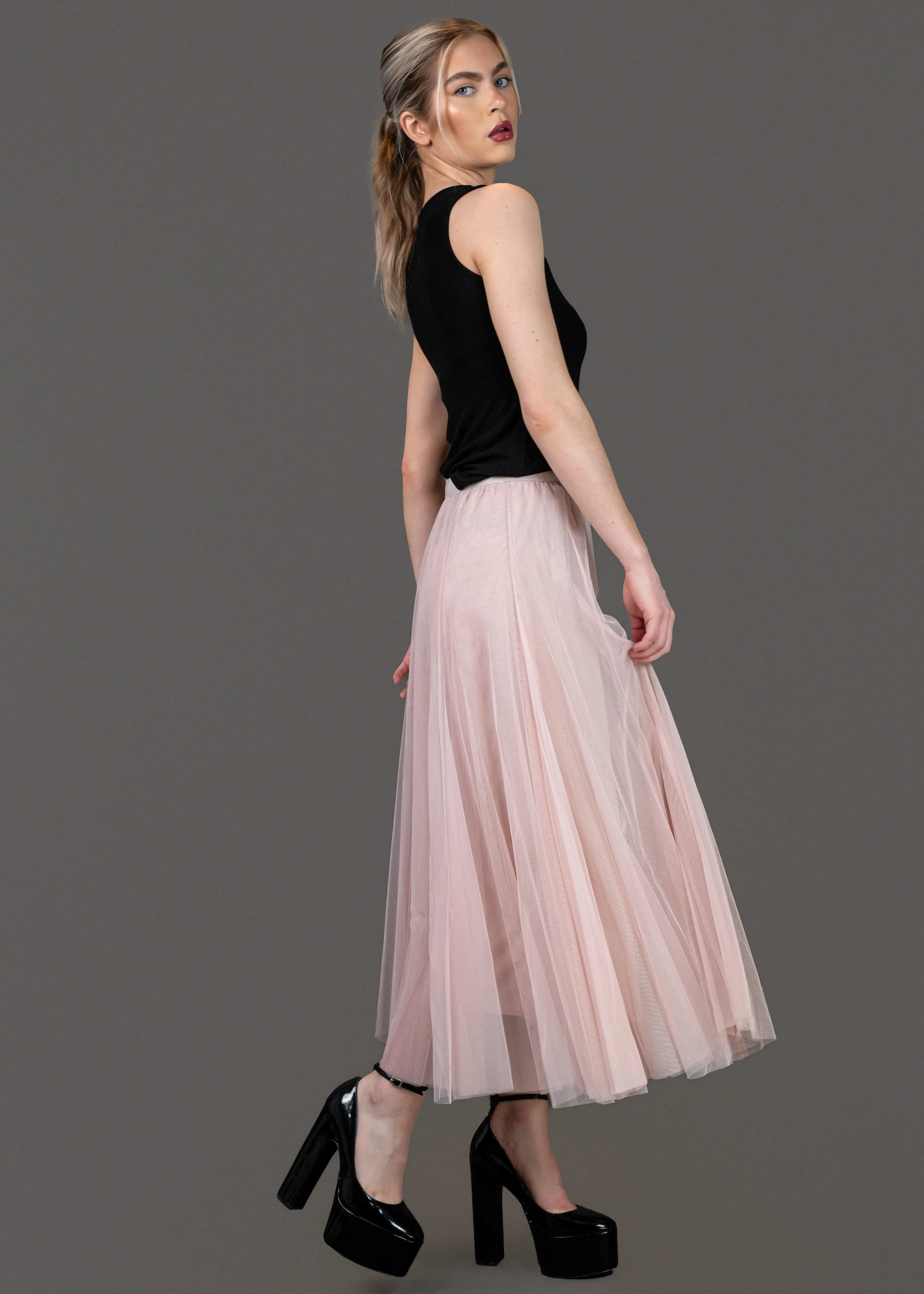 A-Line Tulle Skirt