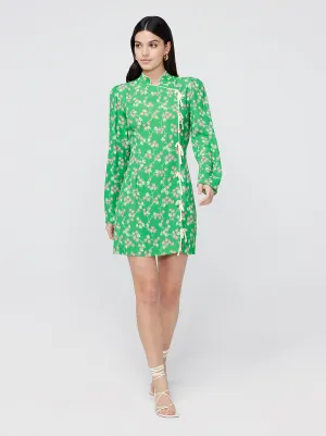 Allegra Green Floral Mini Dress