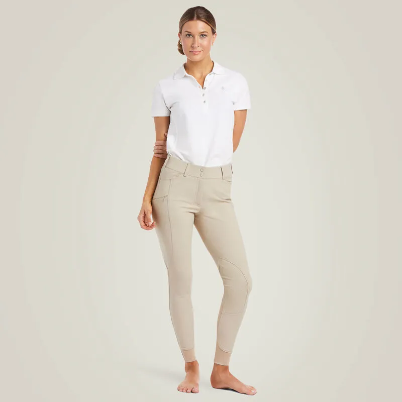 Ariat® Women's "Prelude" Knee Patch Breeches - Olympia Tan