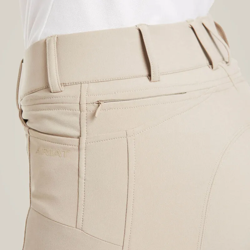 Ariat® Women's "Prelude" Knee Patch Breeches - Olympia Tan