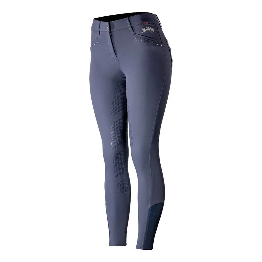 B Vertigo Olivia Silicone Full Seat Breeches NAVY