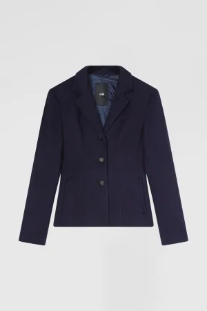 Blazer with inner hooded padded jacket