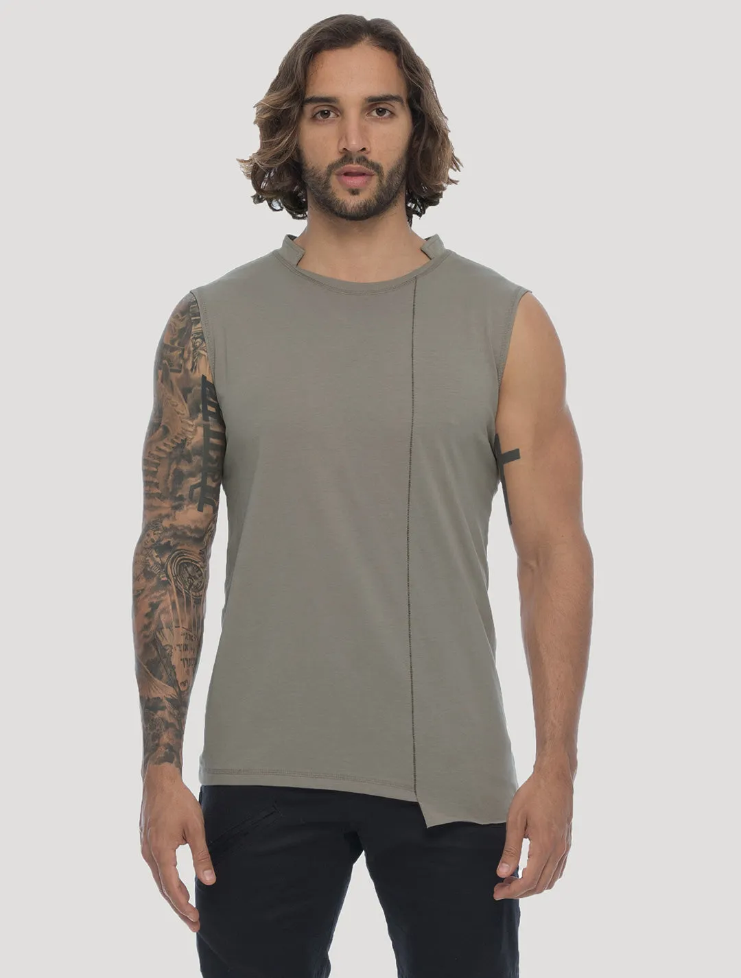 Blended Sleeveless Tee