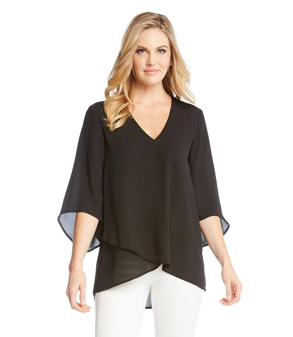 Bracelet Sleeve Asymmetric Top