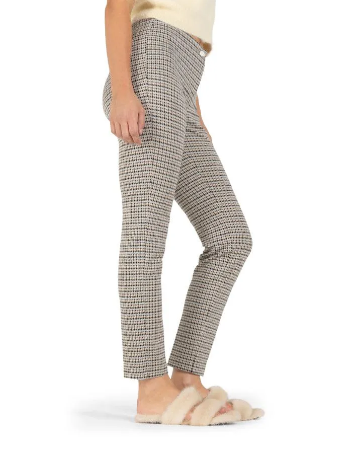 Cambio Ros Micro Check Ankle Pant