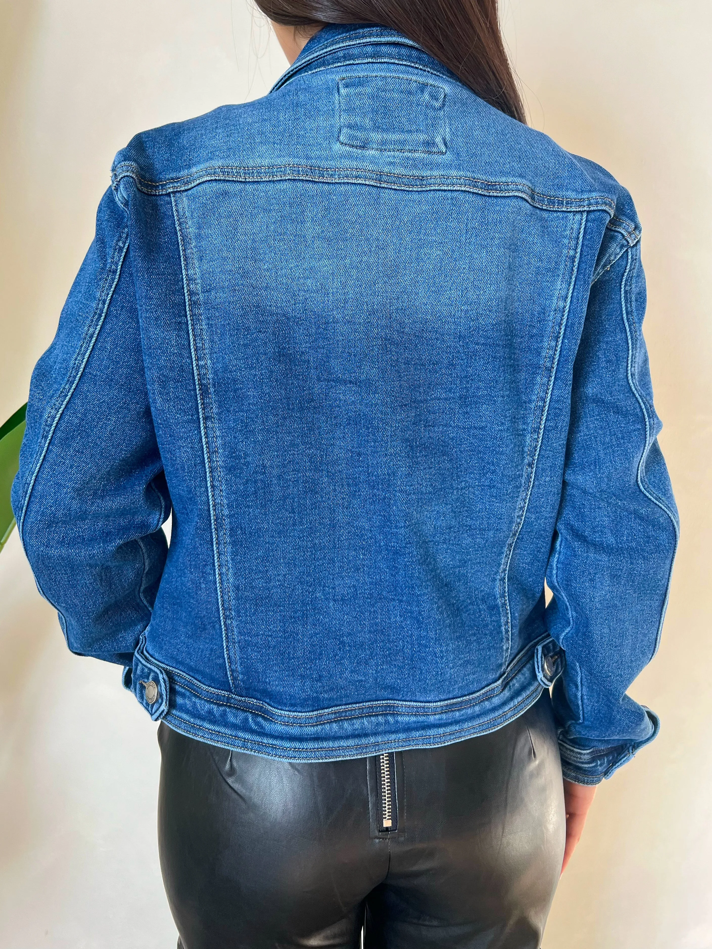 Christa Denim Jacket (Dark Denim)