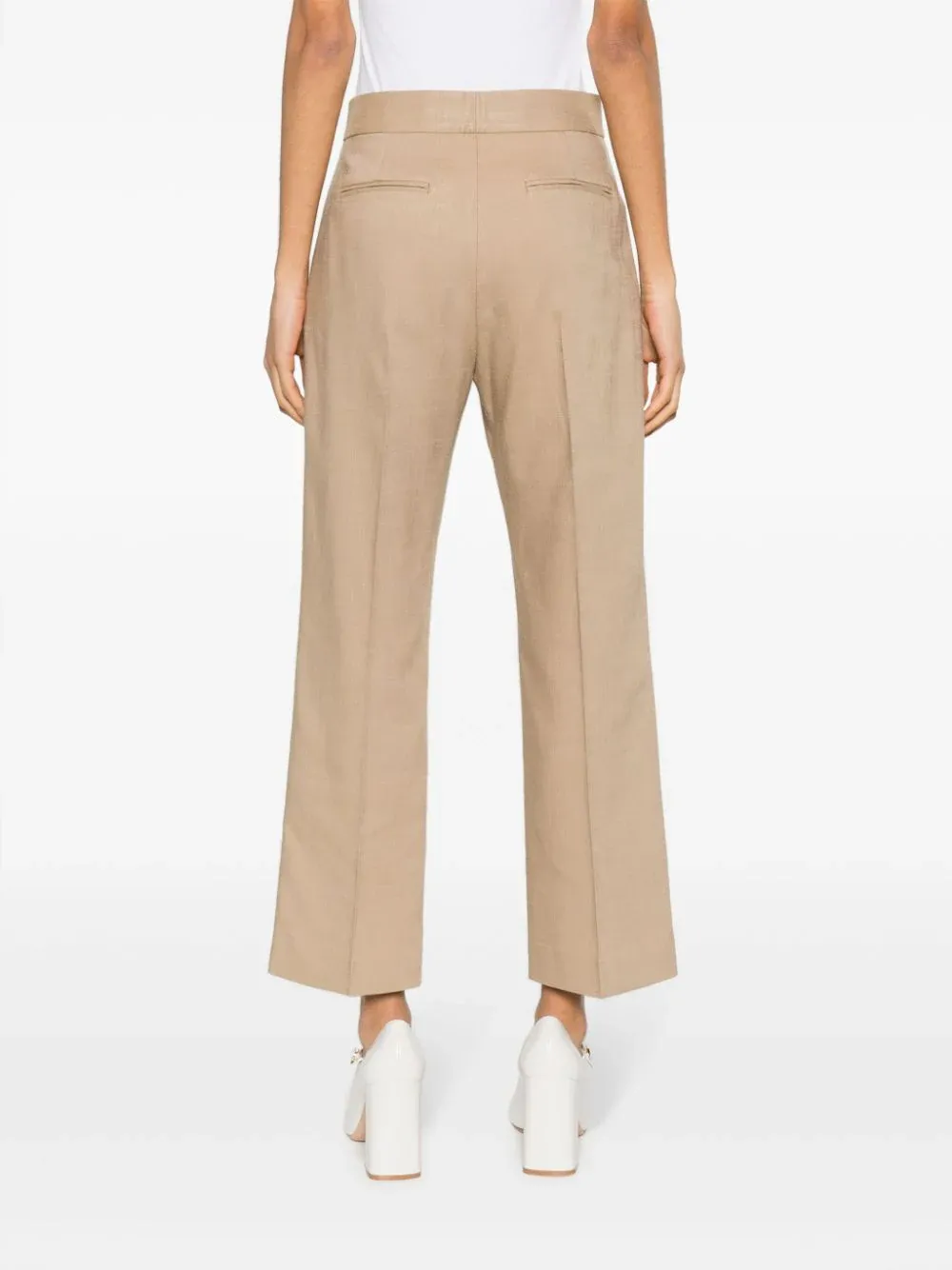 Cropped Straight Pants