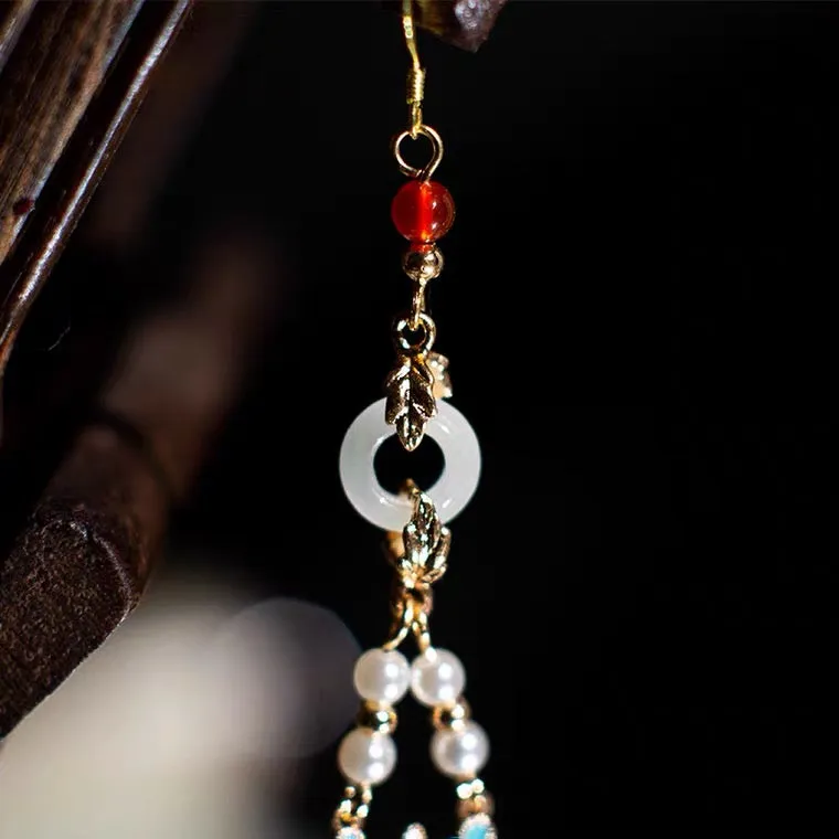 Dangle Earrings: Ming Palace