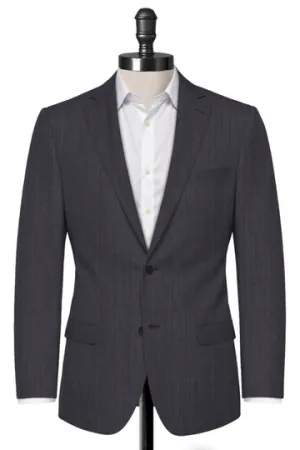 Dark Grey Herringbone Blazer