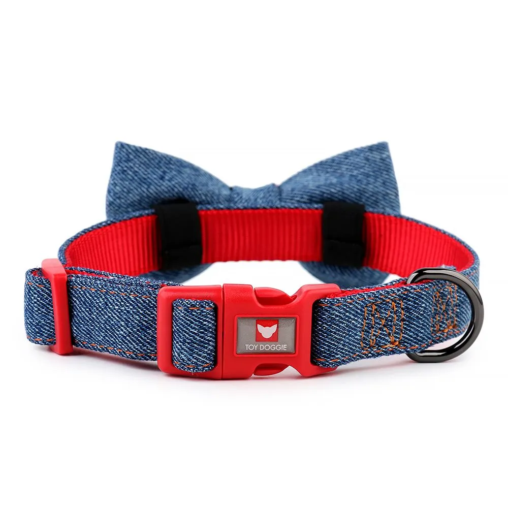 Denim Dog Collar