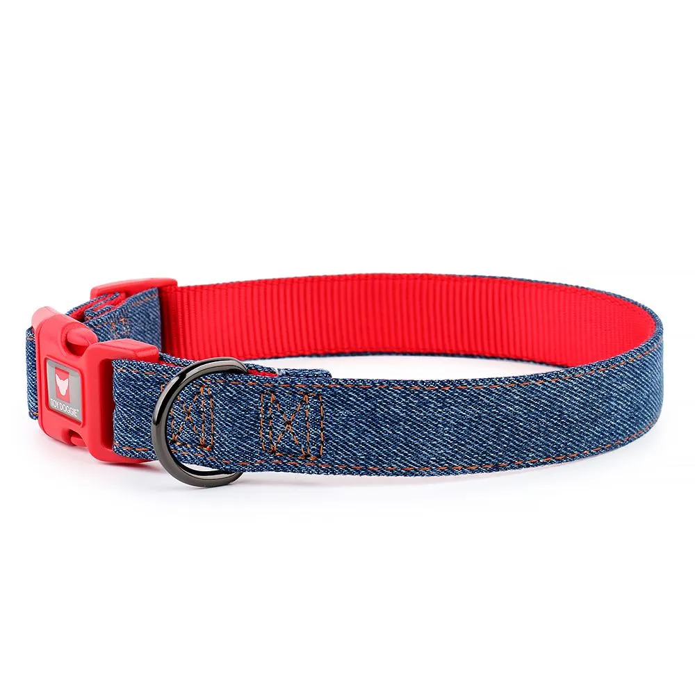 Denim Dog Collar