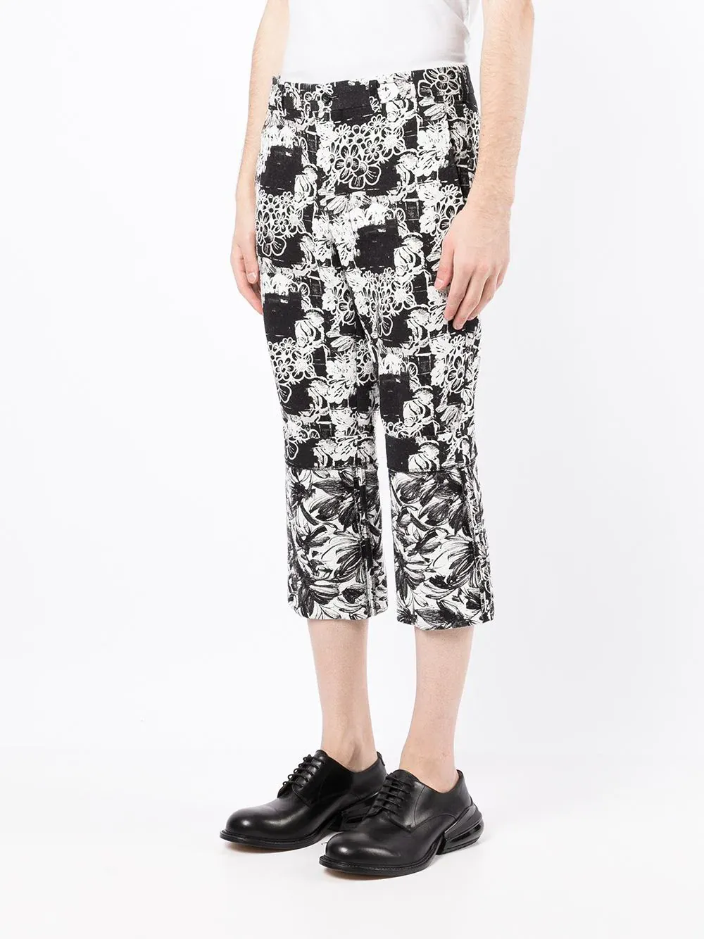 Double-Sided Floral Pants