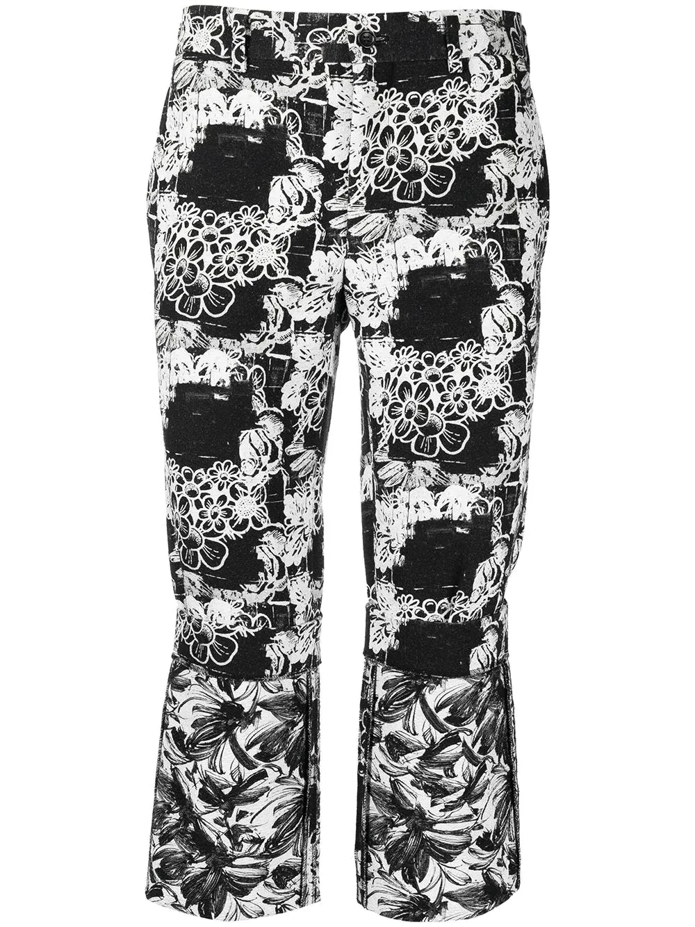 Double-Sided Floral Pants