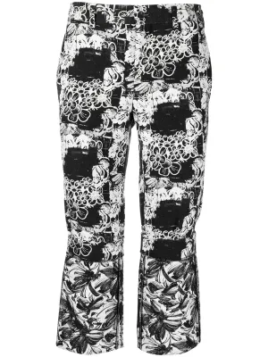 Double-Sided Floral Pants