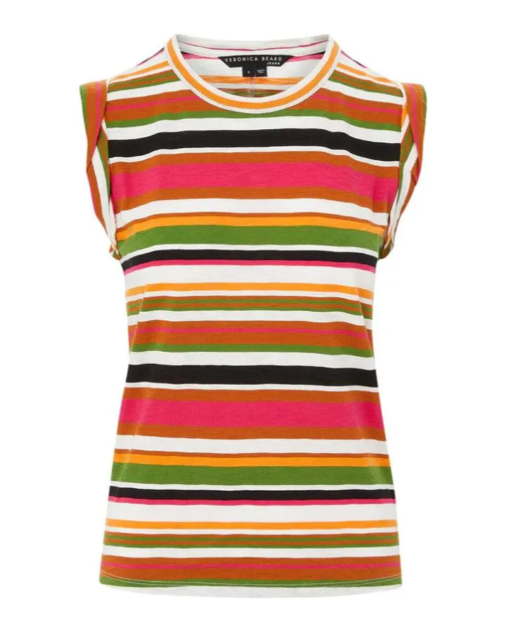 Dree Striped Muscle Tee Multi