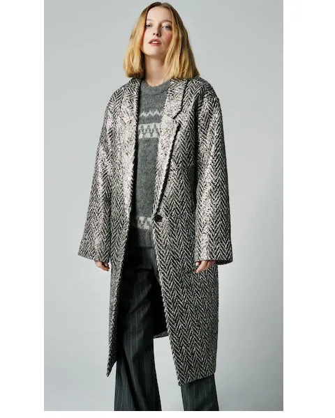 Duster Coat-Pewter