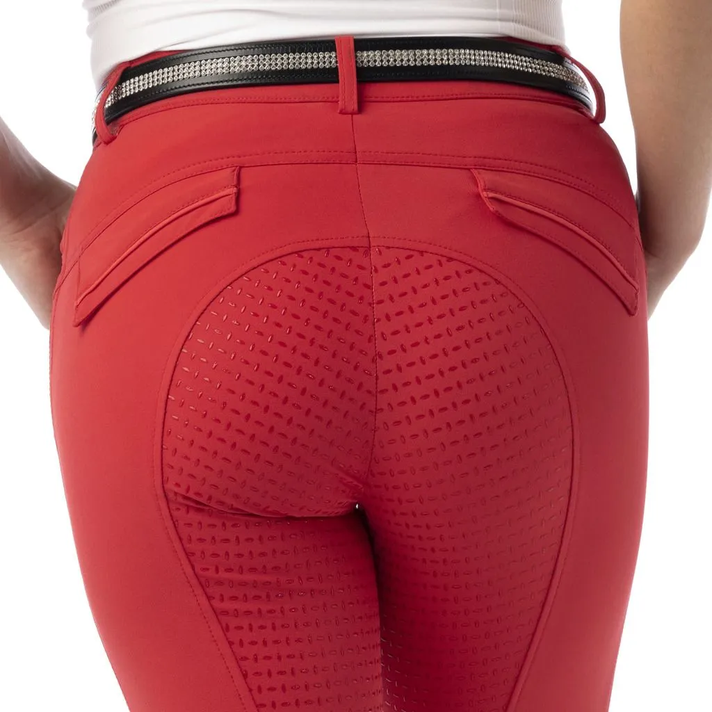 Equi Theme Micro Ladies Lightweight Silicone Full Seat Breeches