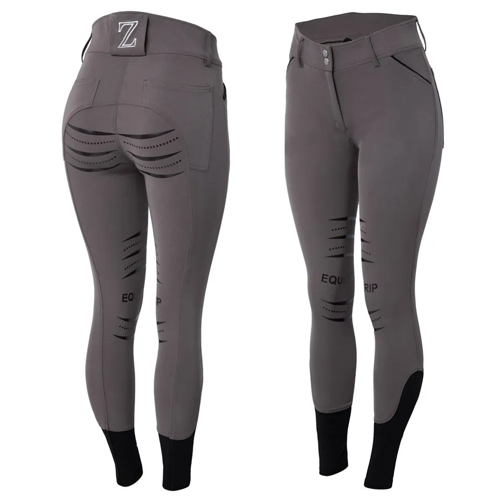 Equinavia Tori Womens Full Seat Silicone Breeches with Back Pocket Embroidery CP3684