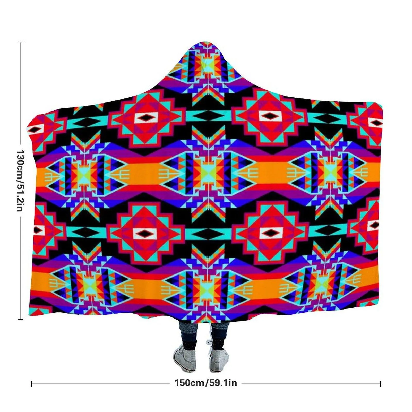 Fancy Bustle Hooded Blanket