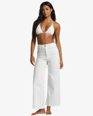 Free Fall High-Waist Pants - Salt Crystal 1