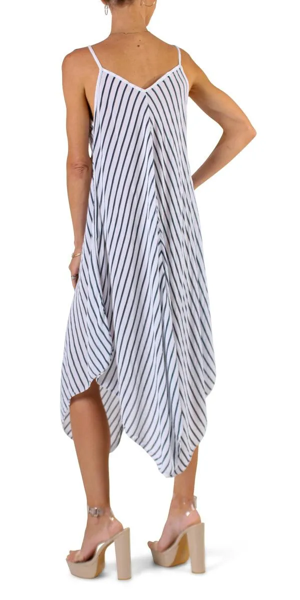 Il Lido Striped Dress