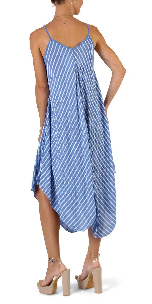 Il Lido Striped Dress