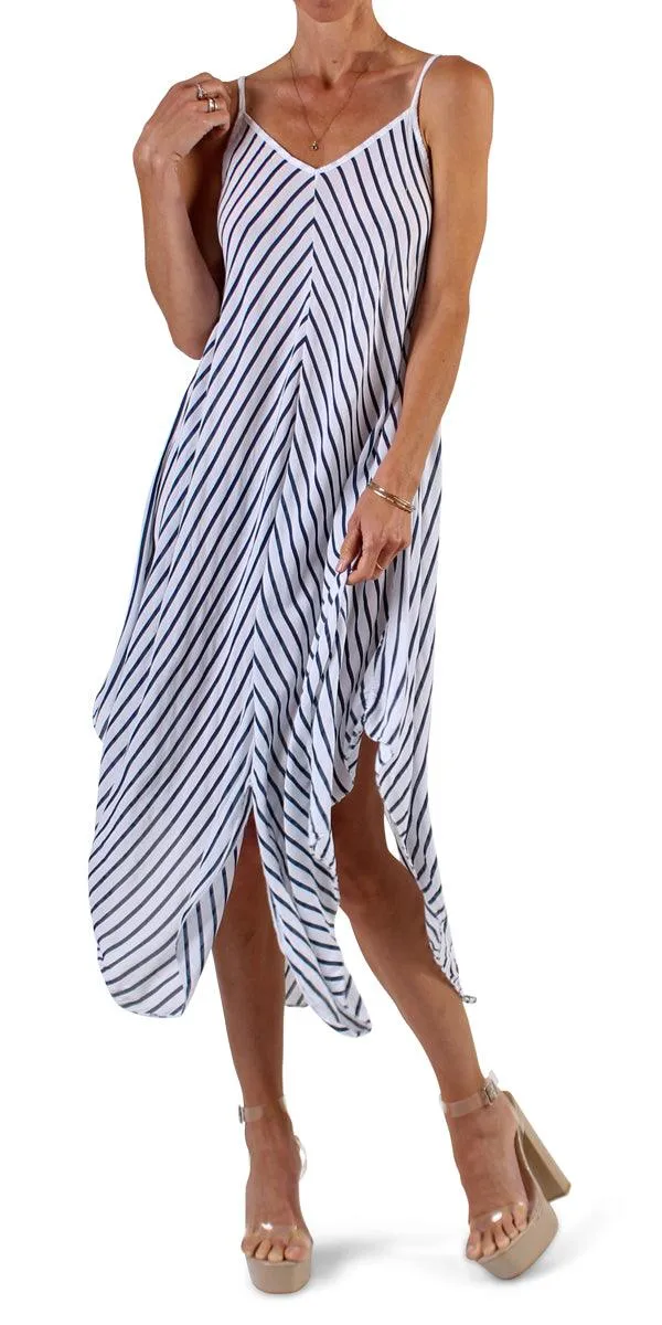 Il Lido Striped Dress