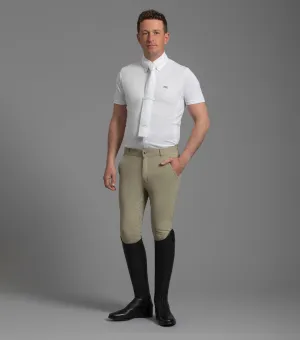 Levanzo Men's Full Seat Gel Competition Breeches Beige