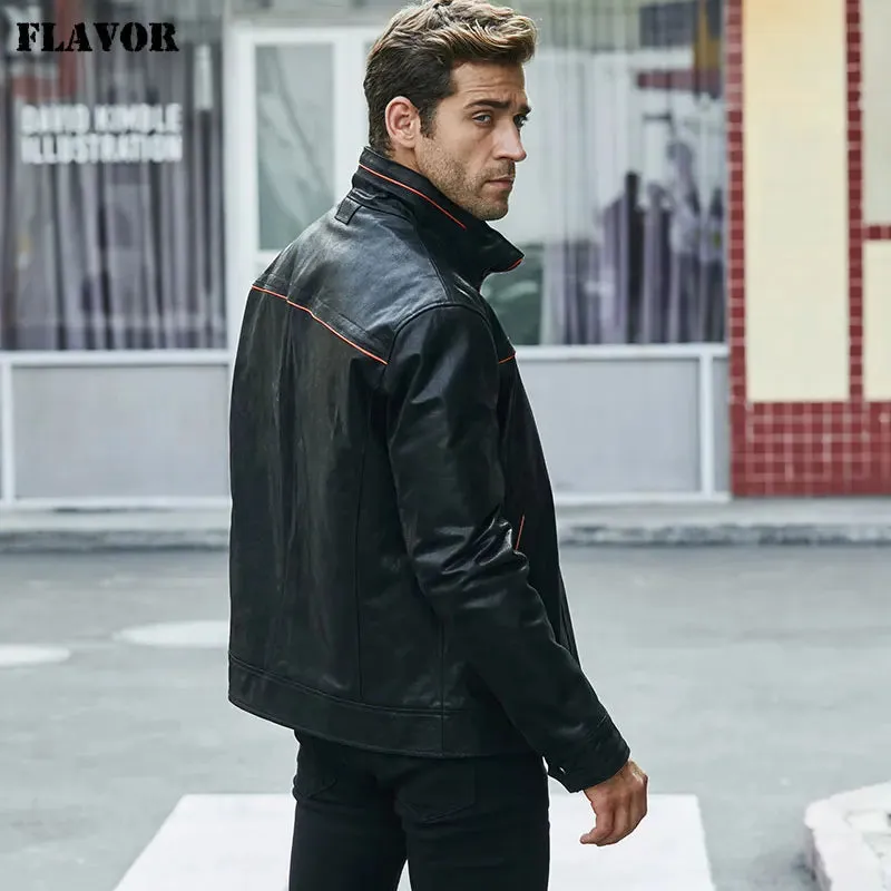 Men's Pigskin Leather Jacket