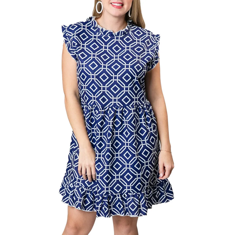 Printed Anna Dress