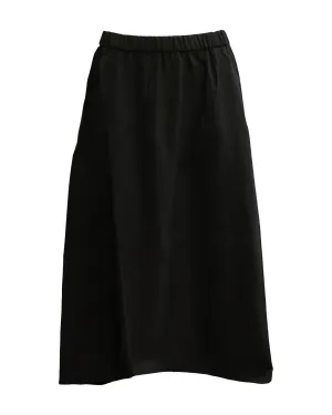 Sandwashed Tencel A-Line Skirt