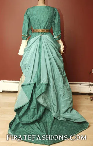 Sea Green Silk Gown