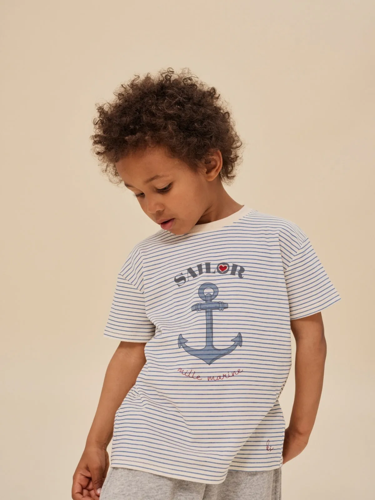 Striped Anchor Tee