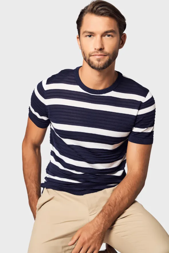 Striped Short-Sleeve T-Shirt