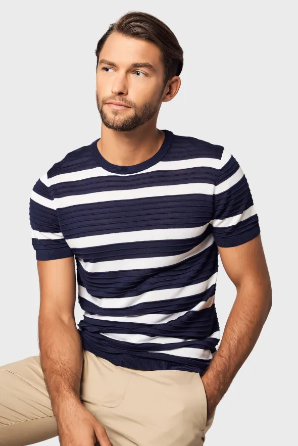 Striped Short-Sleeve T-Shirt