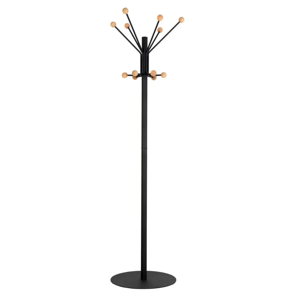 V-Part Standing Coat Rack With 12 hooks Giant 180 cm